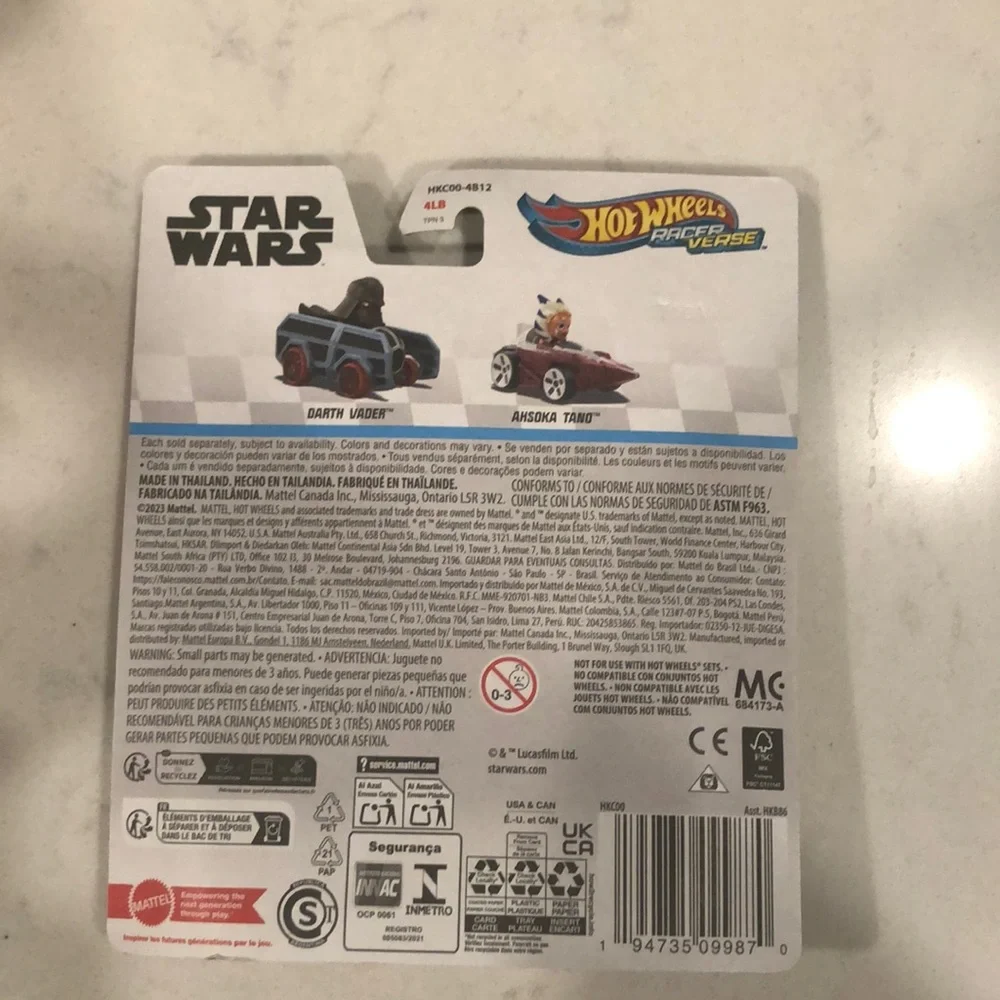 Death Vader Hot Wheels Racer Verse